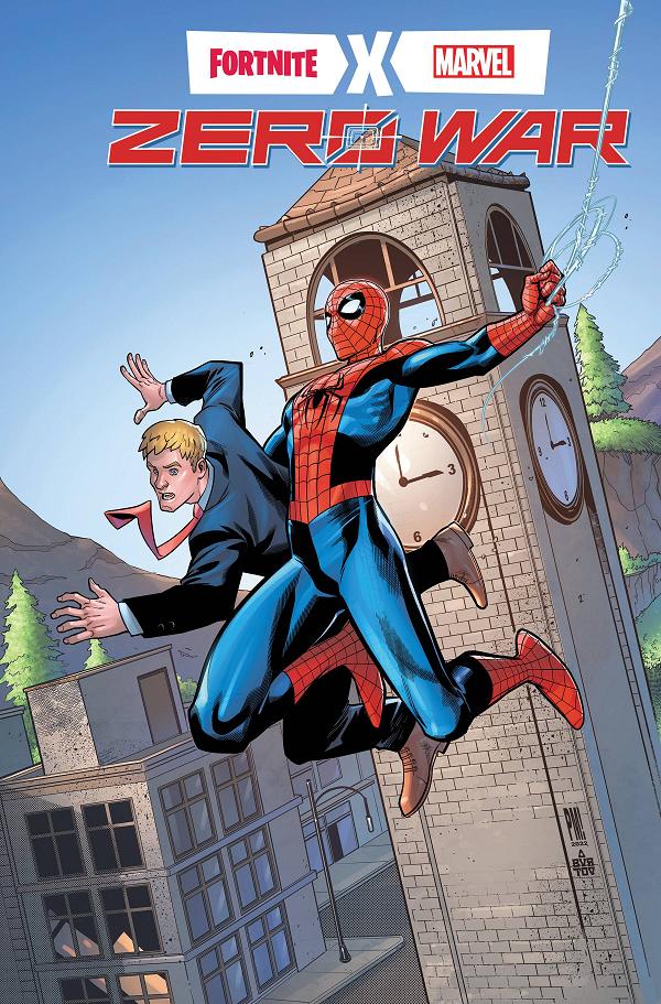 Fortnite X Marvel Zero War #2 variant cover by Paco Medina