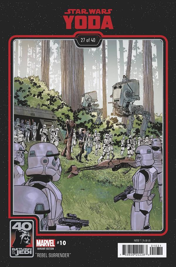 Star Wars Yoda #10 CHRIS SPROUSE RETURN JEDI 40TH ANNIV cover
