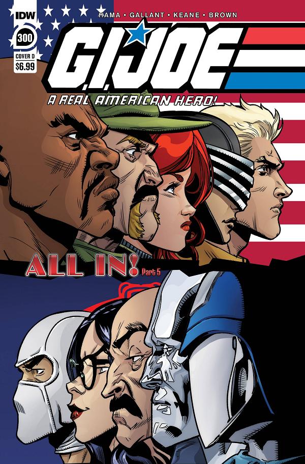 G.I. Joe: A Real American Hero #300 CVR D MCKEOWN cover