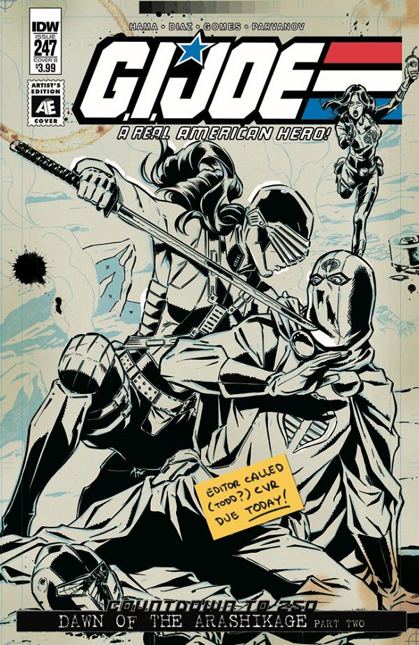 G.I. Joe: A Real American Hero #247 CVR B ARTIST ED GALLANT cover