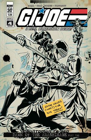 G.I. Joe: A Real American Hero #247 CVR B ARTIST ED GALLANT cover