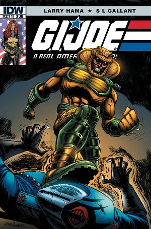 G.I. Joe: A Real American Hero #211 SUBSCRIPTION cover