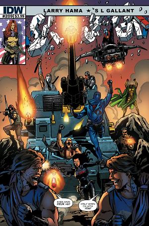 G.I. Joe: A Real American Hero #209  cover