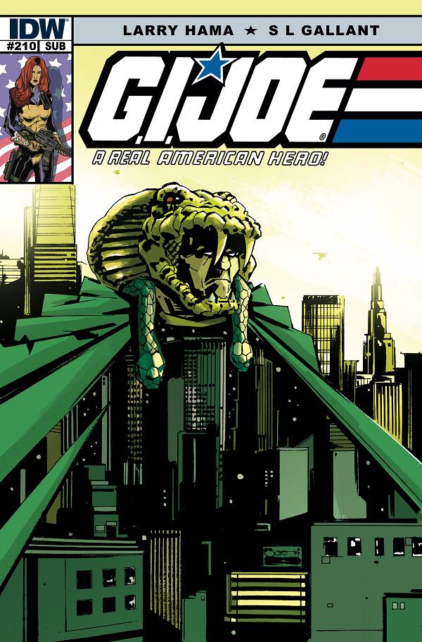 G.I. Joe: A Real American Hero #210 SUBSCRIPTION cover