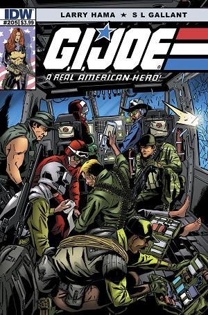 G.I. Joe: A Real American Hero #205  cover