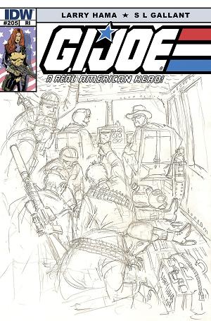 G.I. Joe: A Real American Hero #205  cover