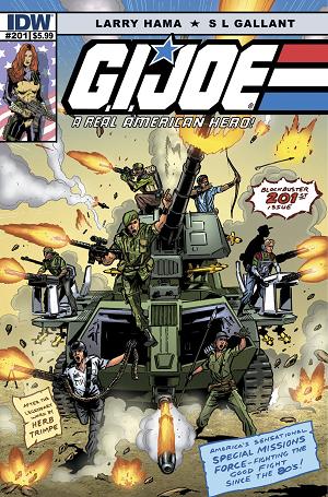 G.I. Joe: A Real American Hero #201  cover