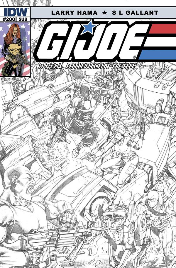 G.I. Joe: A Real American Hero #200 SUBSCRIPTION cover