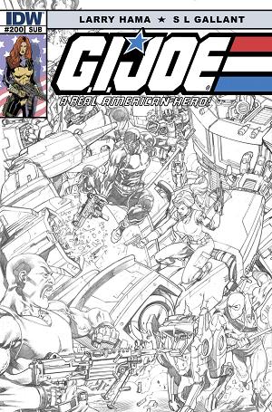 G.I. Joe: A Real American Hero #200 SUBSCRIPTION cover