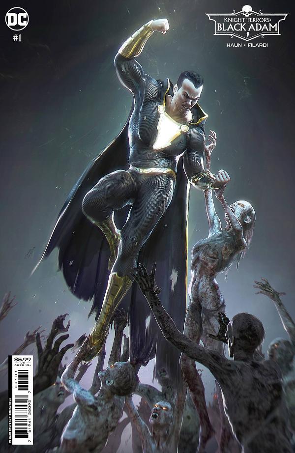 Knight Terrors Black Adam #1 CVR C (OF 2) CVR C DA SILVA CS cover
