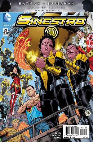 Sinestro #21 cover