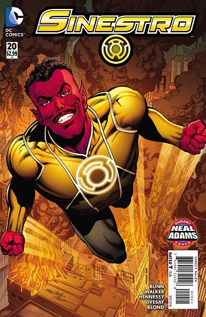 Sinestro #20 NEAL ADAMS cover