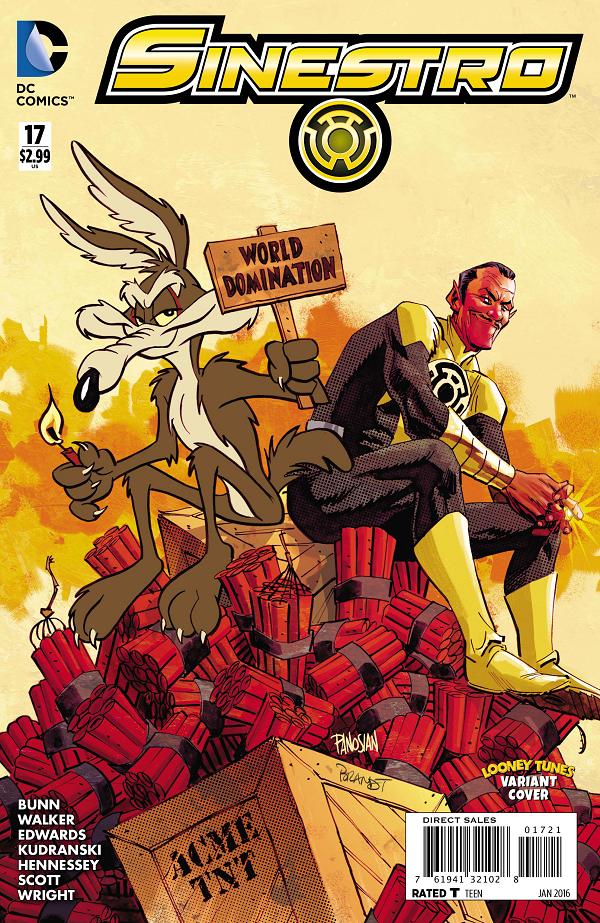 Sinestro #17 LOONEY TUNES cover
