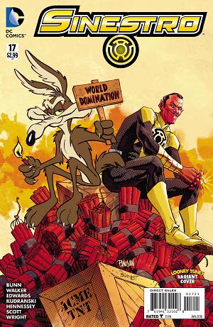 Sinestro #17 LOONEY TUNES cover