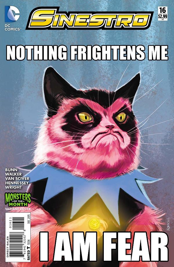 Sinestro #16 MONSTERS cover