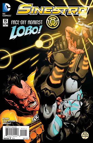 Sinestro #15 cover
