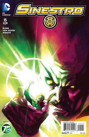 Sinestro #15 GREEN LANTERN 75 cover