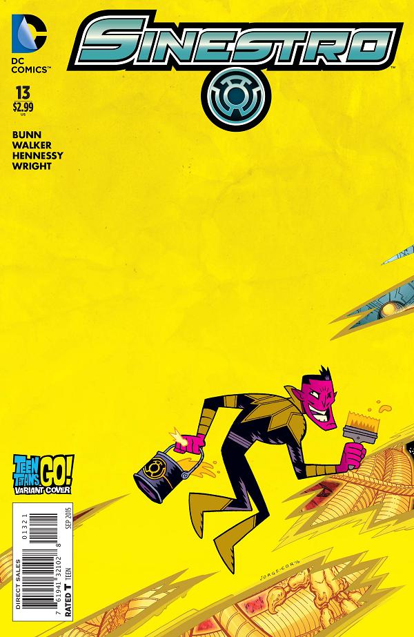 Sinestro #13 TEEN TITANS GO cover