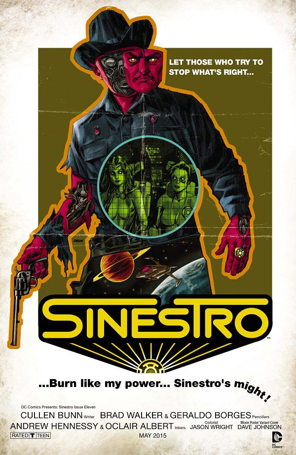 Sinestro #11 MOVIE POSTER cover