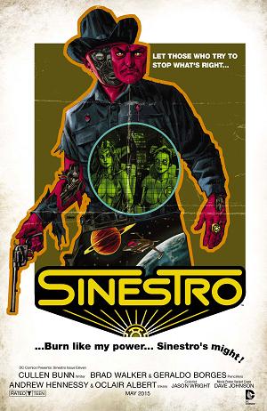 Sinestro #11 MOVIE POSTER cover
