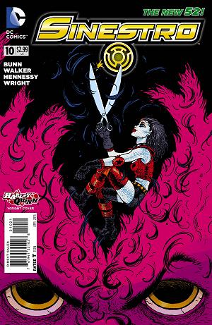 Sinestro #10 HARLEY QUINN cover