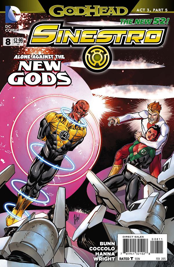 Sinestro #8  cover