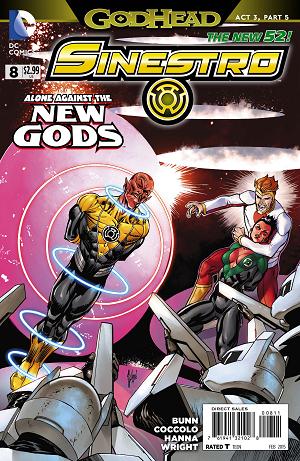 Sinestro #8 cover