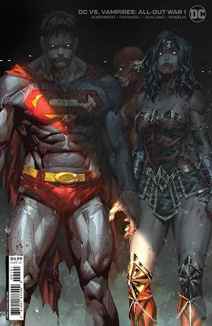 Dc Vs Vampires All-Out War #1 CVR B NGU CARD STOCK VA cover