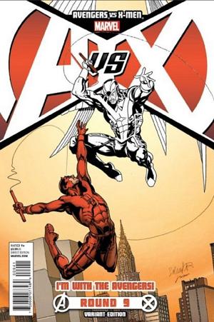 Avengers Vs X-Men #9 Avengers Variant cover