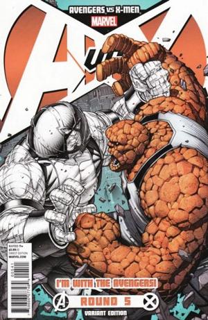Avengers Vs X-Men #5 Avengers Variant cover