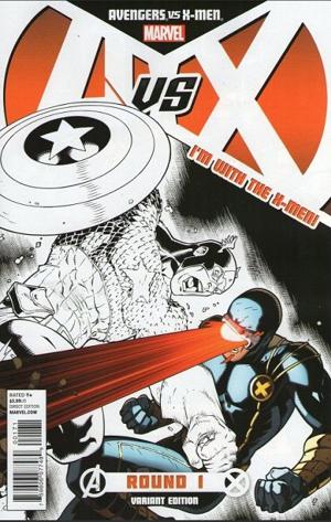Avengers Vs X-Men #1 Red Team Variant cover