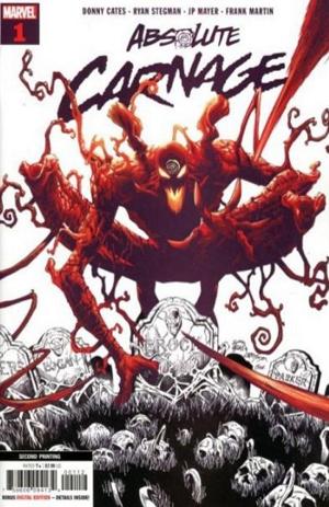 Absolute Carnage #1 2nd Printing cover