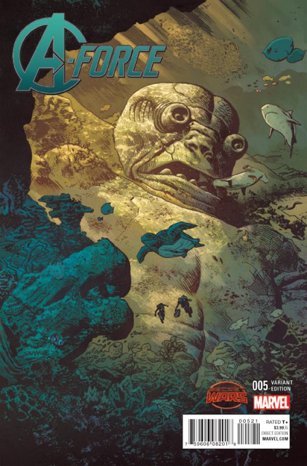 A-Force #5 SAMNEE KIRBY MONSTER cover