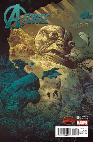 A-Force #5 SAMNEE KIRBY MONSTER cover