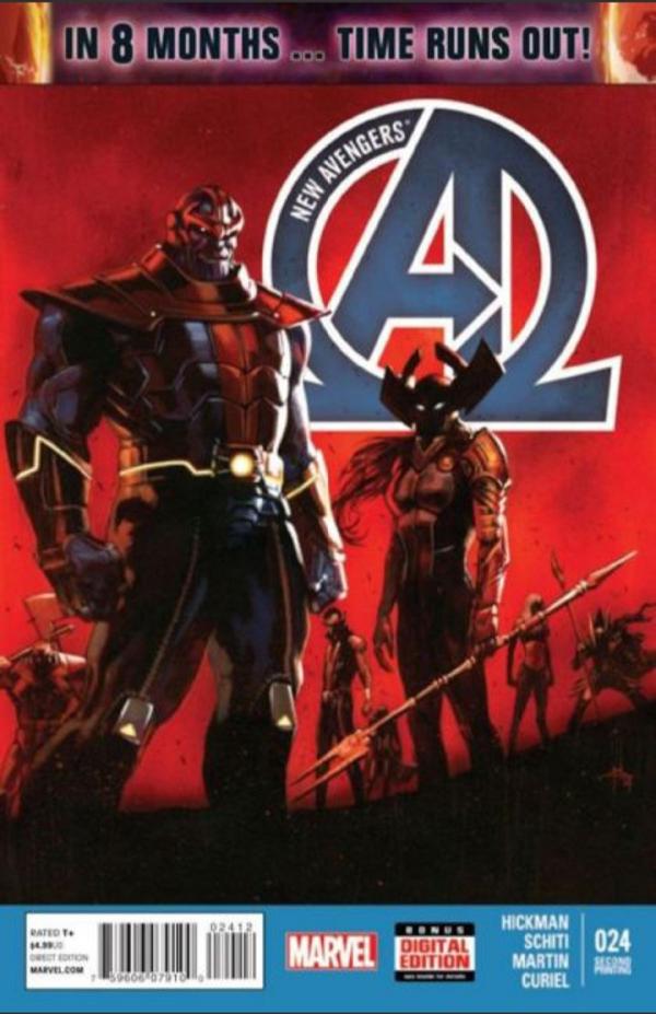 New Avengers #24 2nd Printing cover