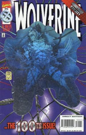Wolverine #100 Hologram Direct Edition cover
