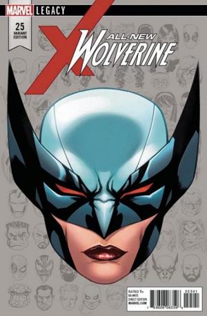 All-New Wolverine #25 Legacy Headshot Variant Cover cover