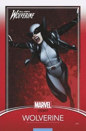 All-New Wolverine #25 Trading Card Cover Variant cover