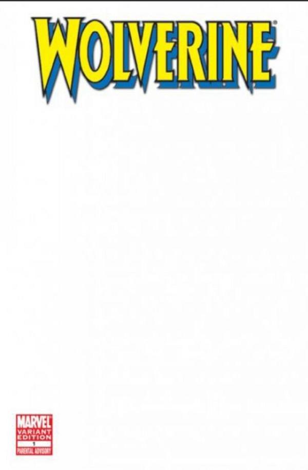 Wolverine #1 (BLANK COVER cover