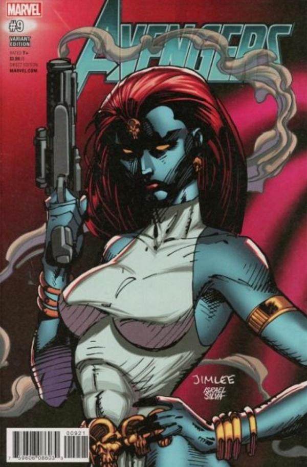 Avengers #9 X-Men Trading Card Variant cover