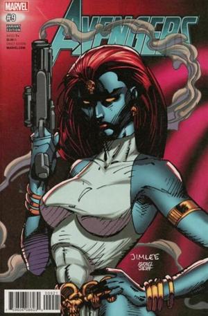 Avengers #9 X-Men Trading Card Variant cover