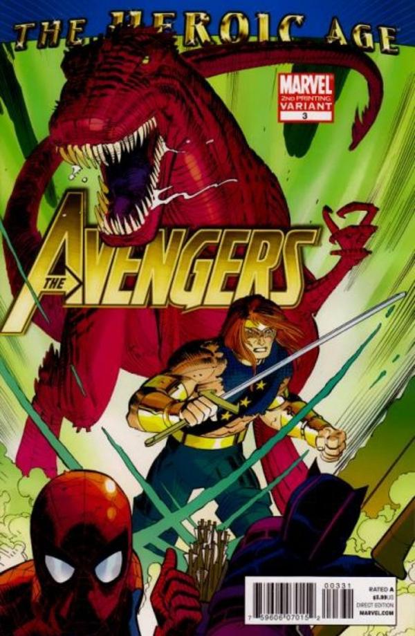 Avengers #3 (2ND PRINTING cover
