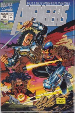 Avengers #375 Silver Direct Edition cover