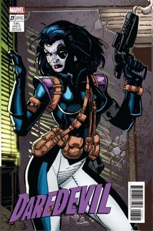 Daredevil #23 X-Men Trading Card Variant cover