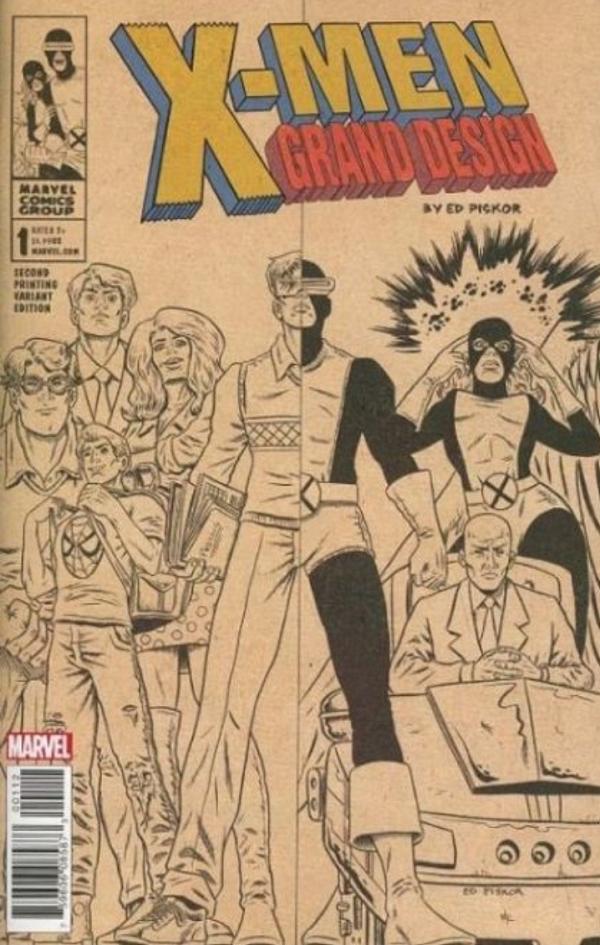 X-Men: Grand Design (2017) #1 2nd Printing cover