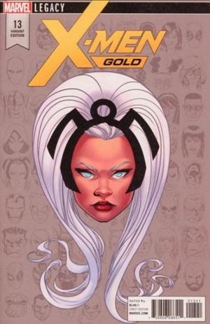 X-Men: Gold (2017) #13 Legacy Headshot Variant cover