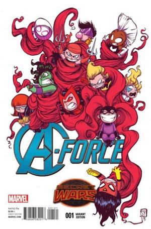 A-Force #1 Variant B cover