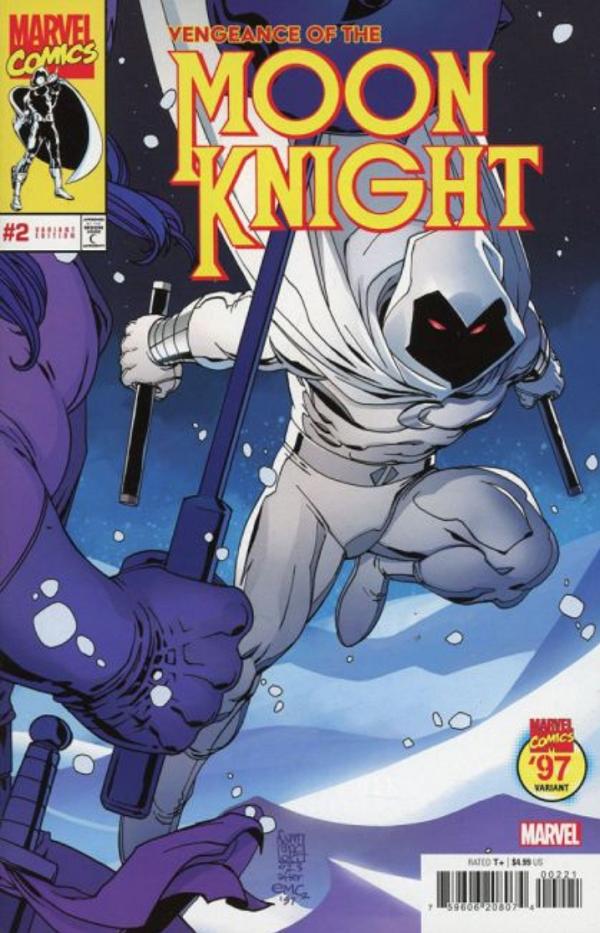 Vengeance Of The Moon Knight #2 CAMUNCOLI MARVEL 97 cover