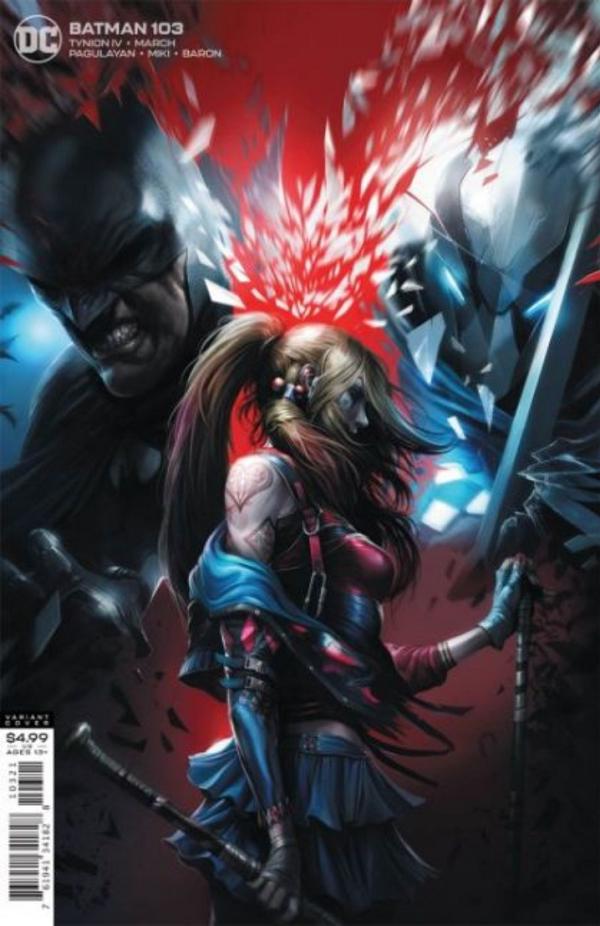 Batman #103 CARD STOCK MATTINA cover