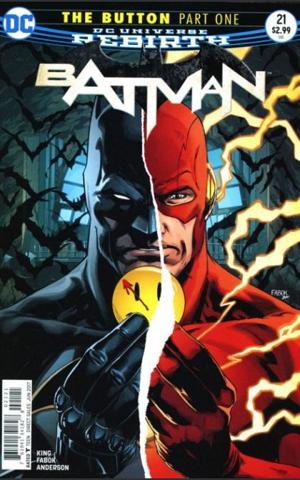 Batman #21 Non Lenticular Variant cover